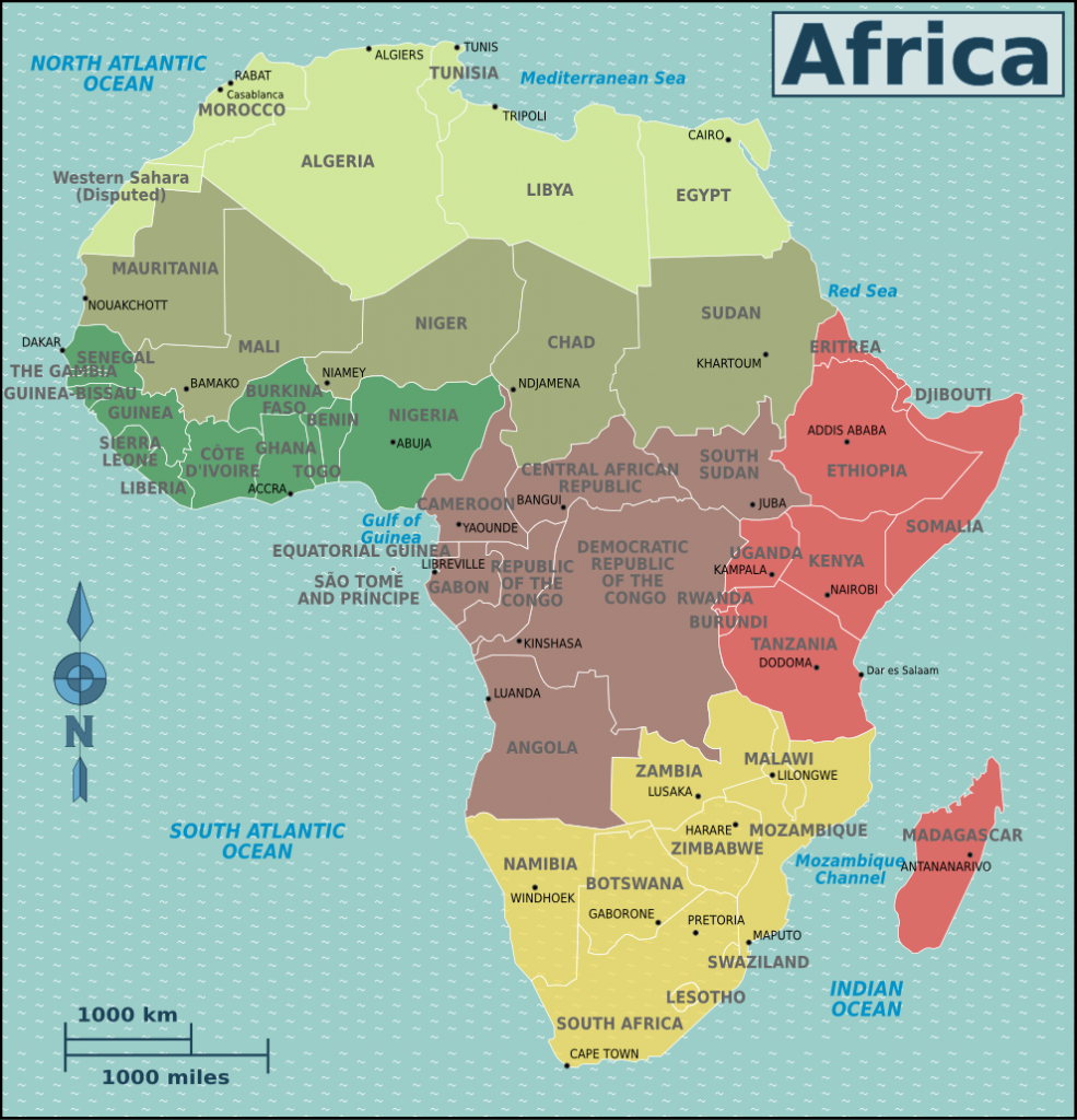 Gli Stati Africani: Elenco, Mappa E Bandiere | ACasaMai.it